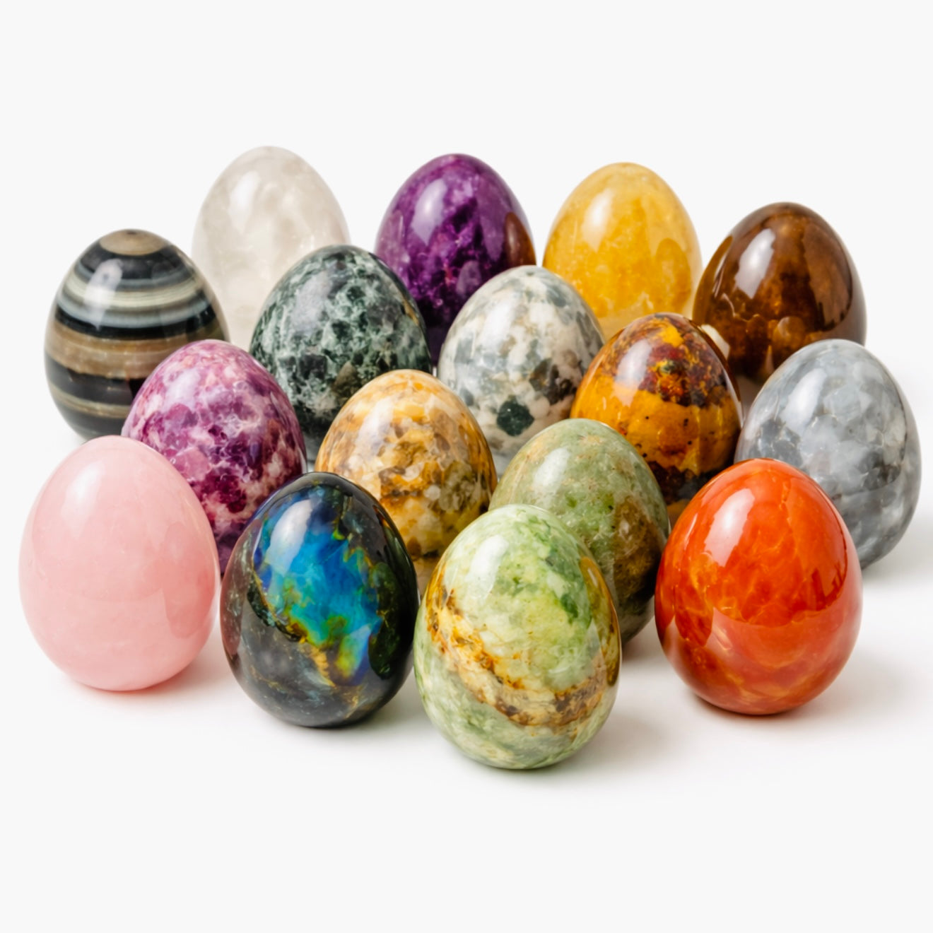 20 LB Mixed Crystal Egg Bulk Lot – Perfect for Easter Egg Hunt (No Selection)