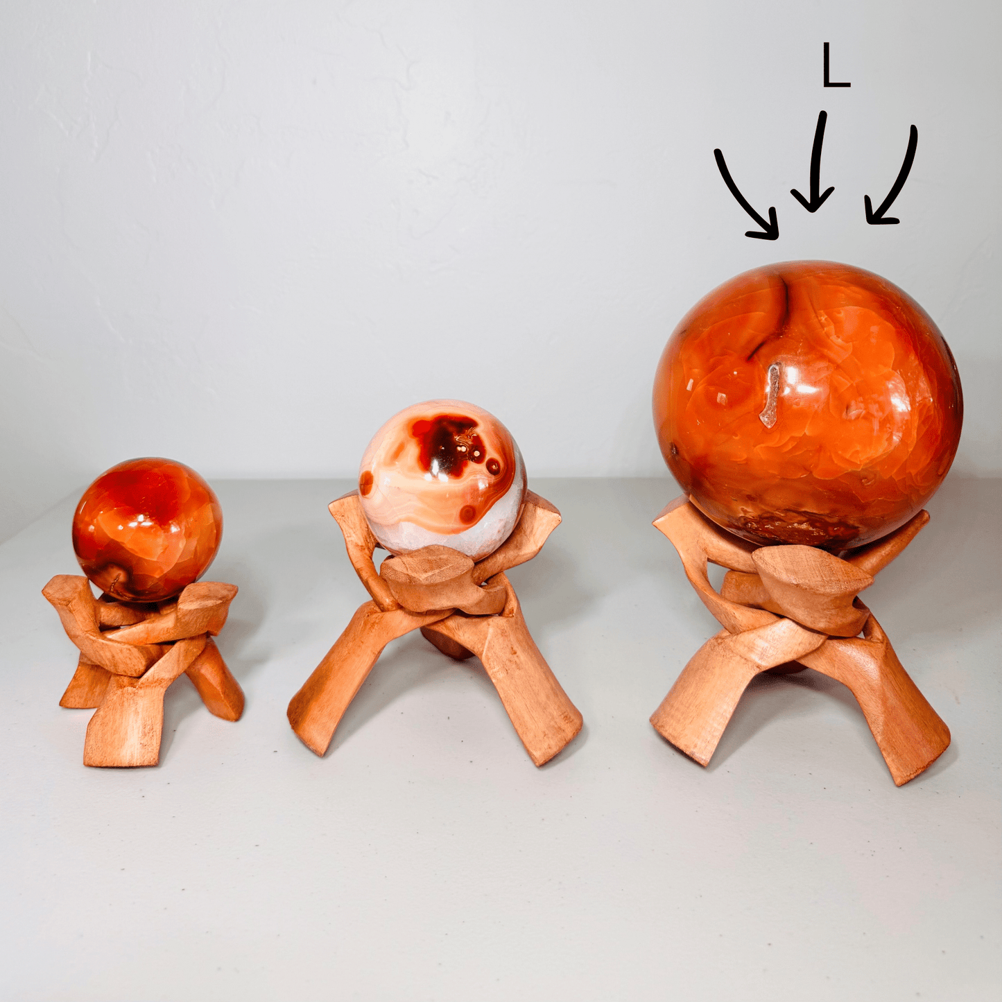 Carnelian Agate Sphere - KREATEUR MIAMI