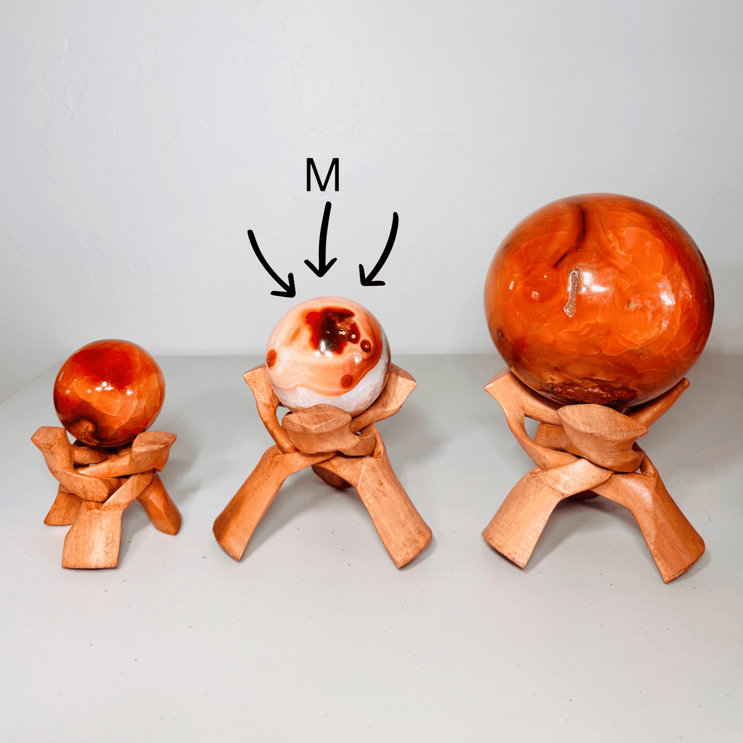 Carnelian Agate Sphere - KREATEUR MIAMI