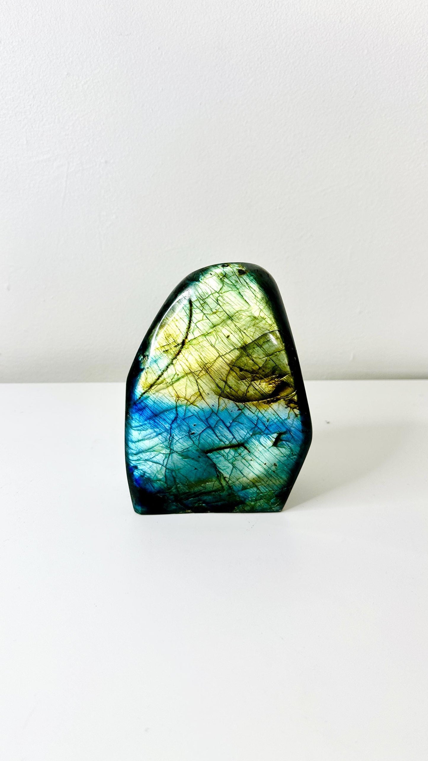 Large Labradorite Freeform Specimen with Rainbow-Like Flashes - 4.9 lbs (2.2 KG) - Intuition Enhancing Crystal