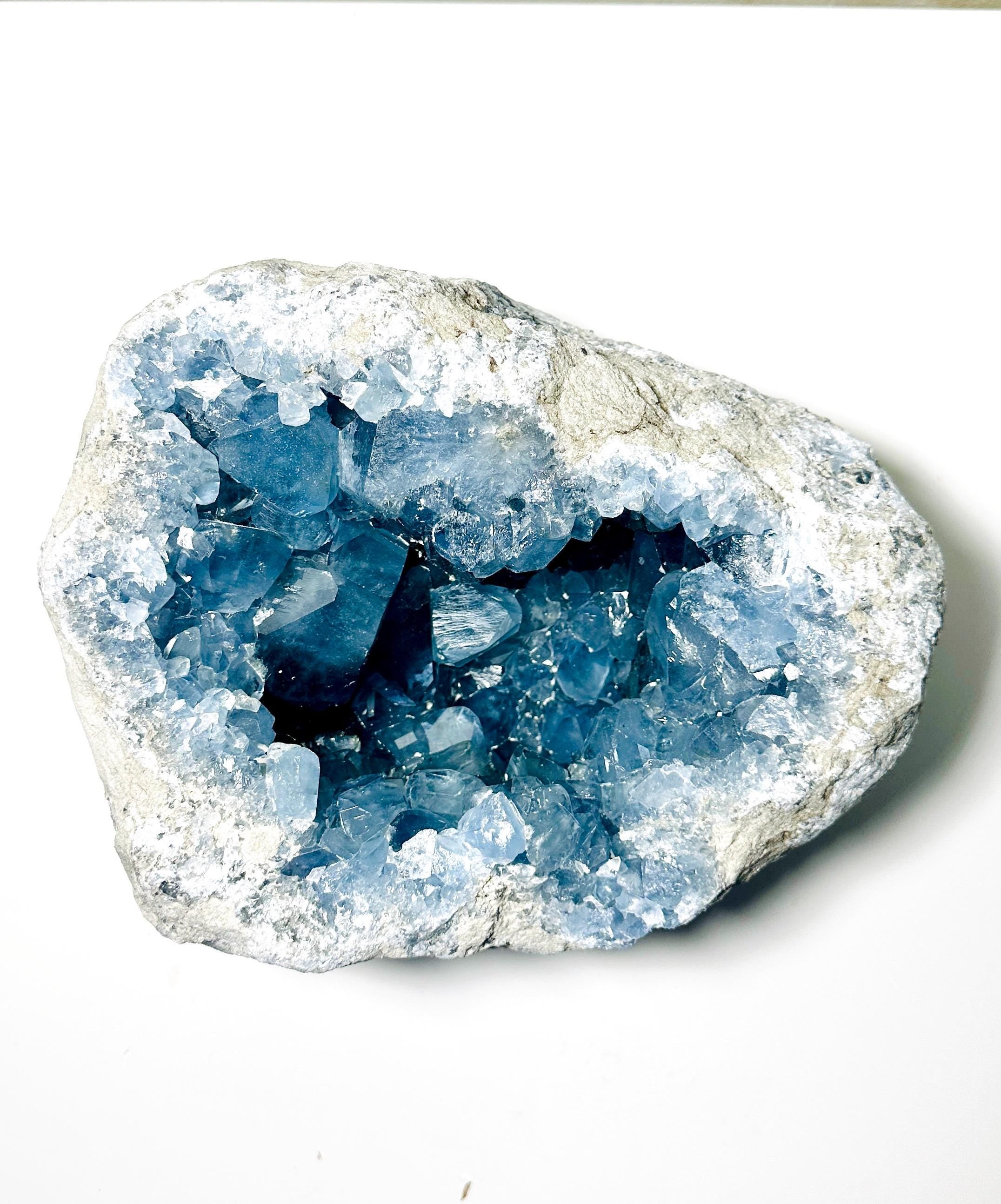 Blue Celestite XL Tower 2 lbs sale 8.2 ounces