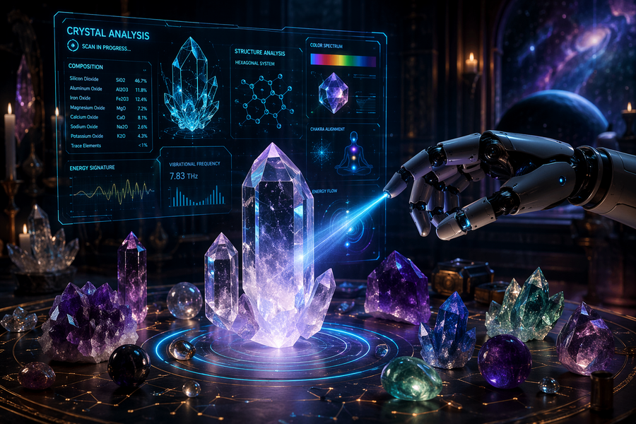 From Algorithms to Amethysts: AI’s Expanding Role in Crystal Identification and Beyond - KREATEUR Miami crystal education article