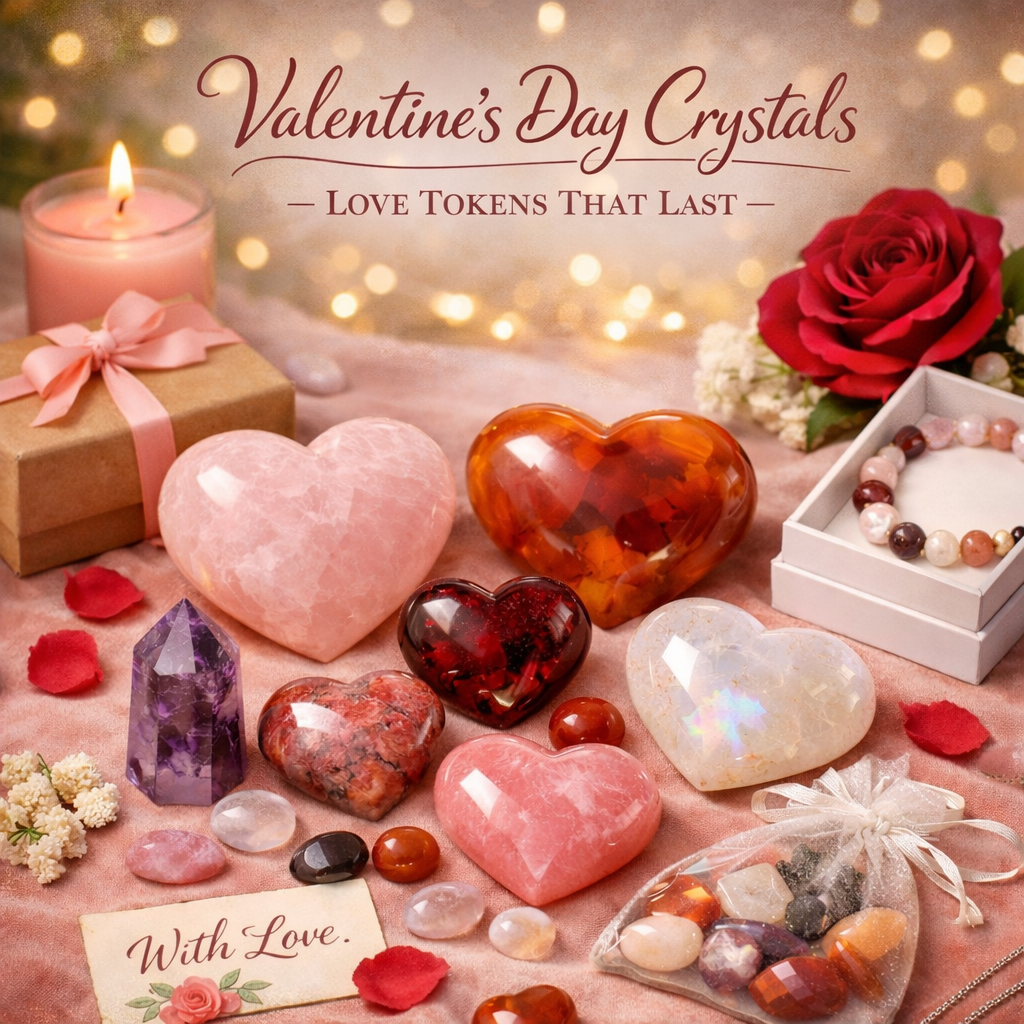 Cristaux de la Saint-Valentin : des témoignages d'amour attentionnés et durables - KREATEUR Miami crystal education guide
