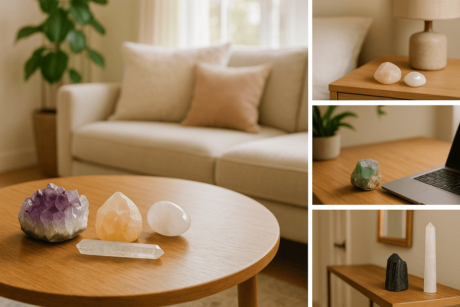 Amplify Your Home’s Energy with Crystals — Room by Room - KREATEUR Miami crystal education article