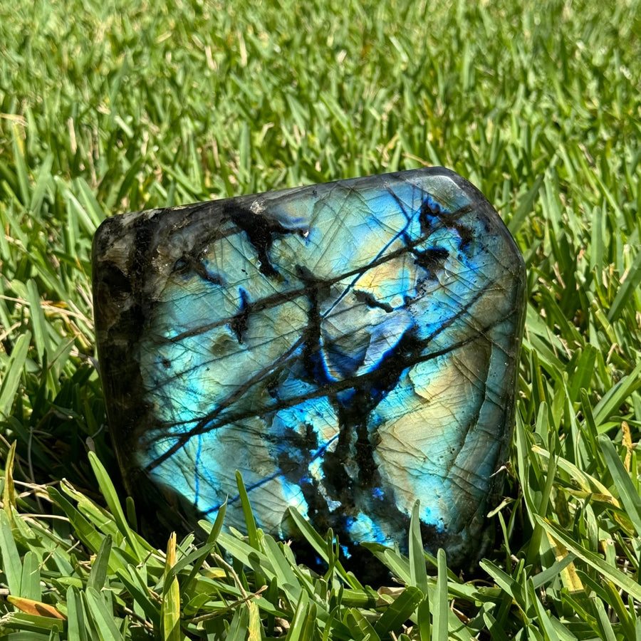 Exploring the Magic of Labradorite: A Gemstone Wonder - KREATEUR Miami crystal education article