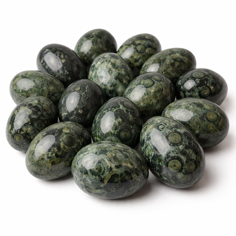 5 LB Kabamba Jasper Egg Carvings – Mixed Lot (No Selection) - KREATEUR Miami crystal product card