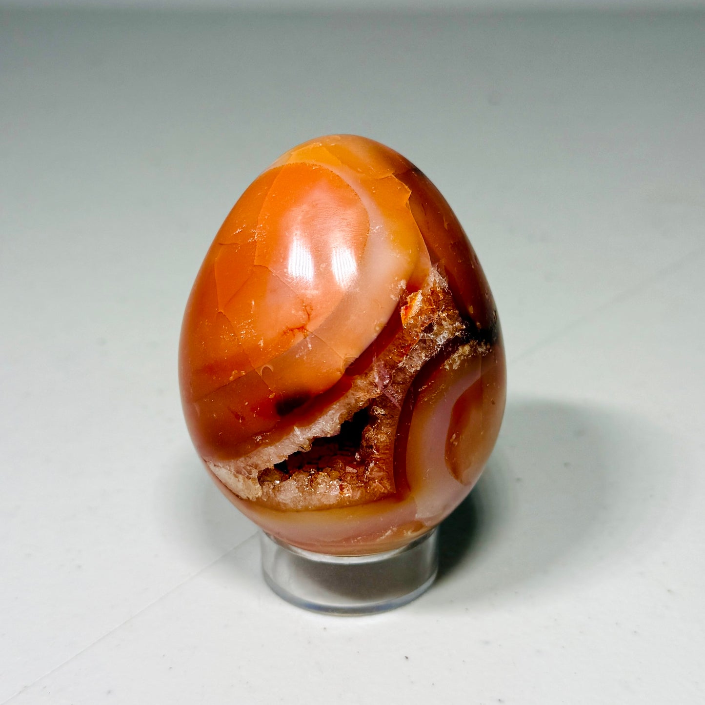 5 LB Carnelian Agate Crystal Egg Carving Mixed Lot – Polished Assortment (No Selection)