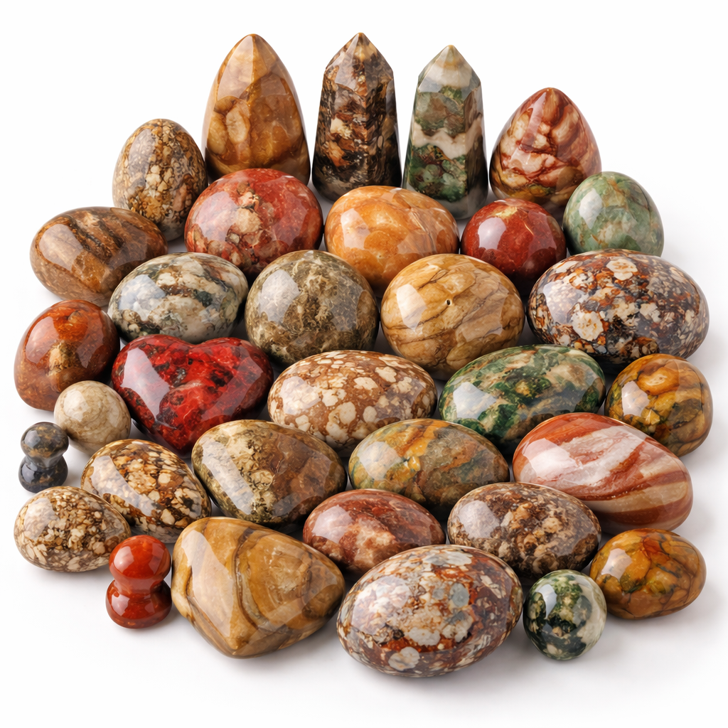 Assortiment de 100 LB de cristaux super mélangés – Lot en gros