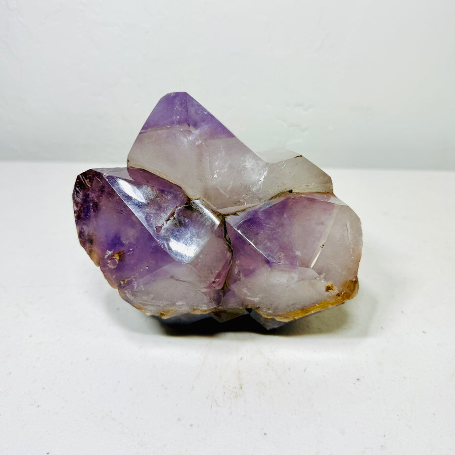 Compact Unheated Amethyst Crystal Freeform – Dual-Tone Purple | 3 lbs - KREATEUR Miami crystal product card