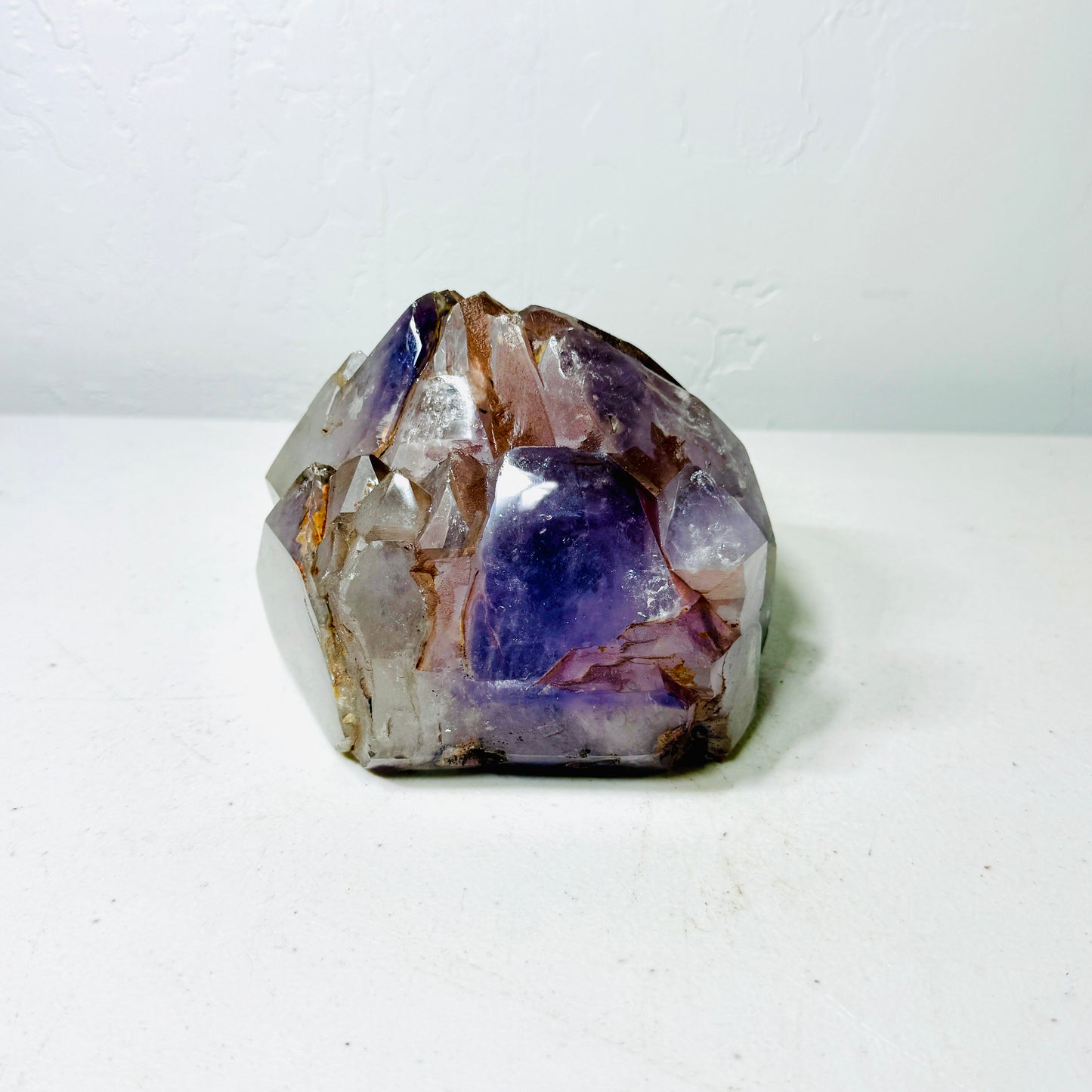 Natural Semi-Polished Amethyst Freeform Prism — 4.5 lb Unique Crystal Specimen