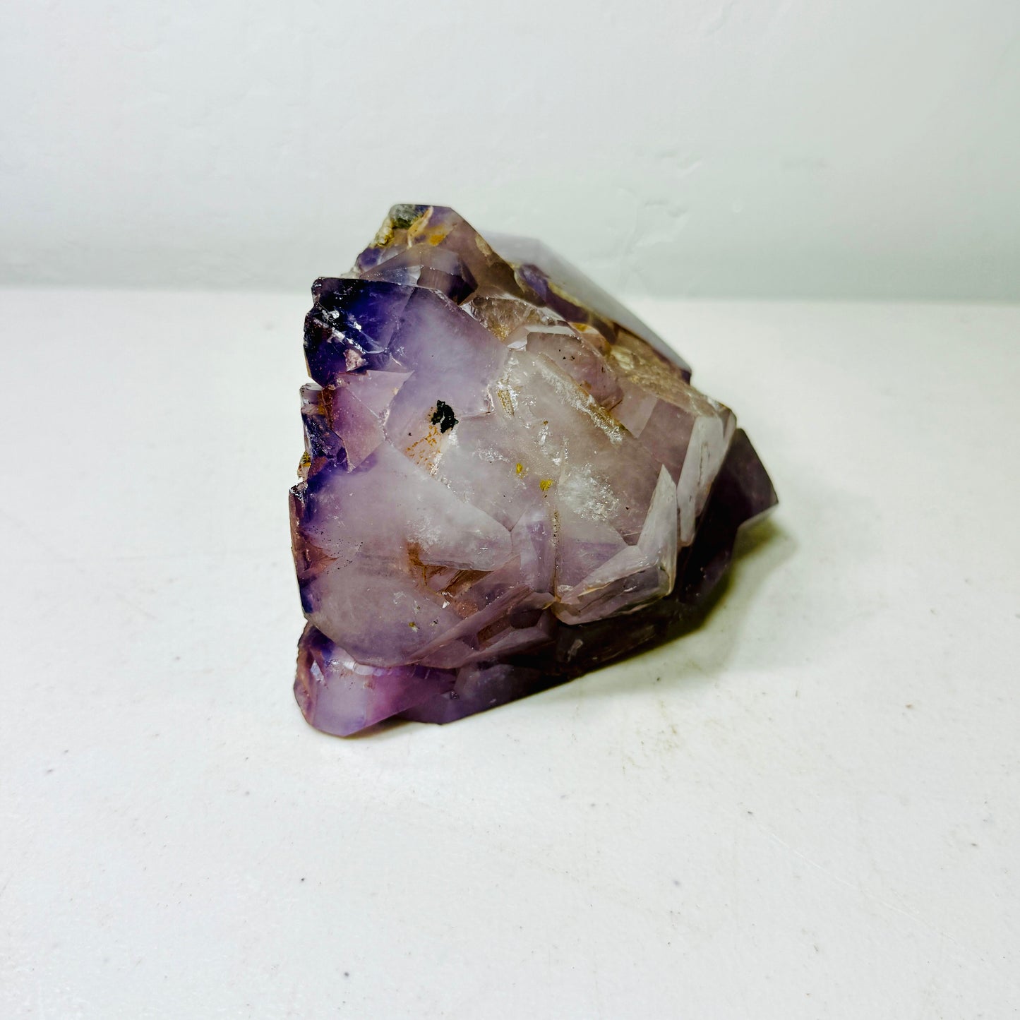 Unique Semi-Rough Amethyst Crystal Freeform with Organic Features & Natural Inclusions – 3.5 lbs