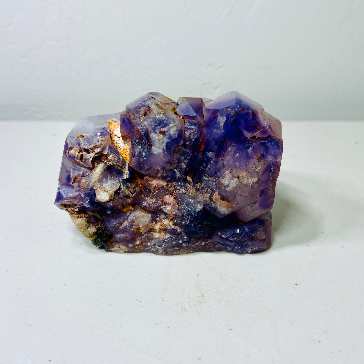 Unique Semi-Rough Amethyst Crystal Freeform with Organic Features & Natural Inclusions – 3.5 lbs