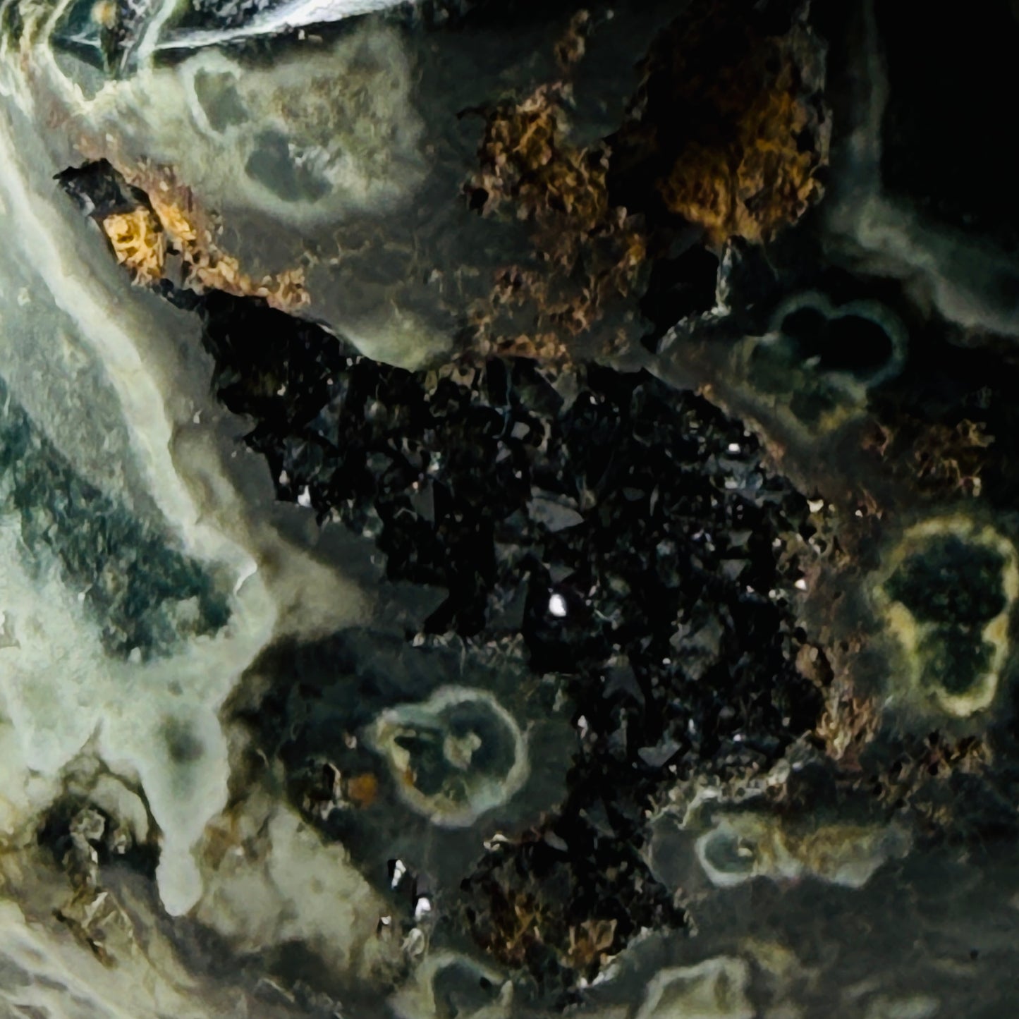 Mystery Jasper Flame Carving – Handpicked Polished Statement Piece (No Sub-Variety Selection)