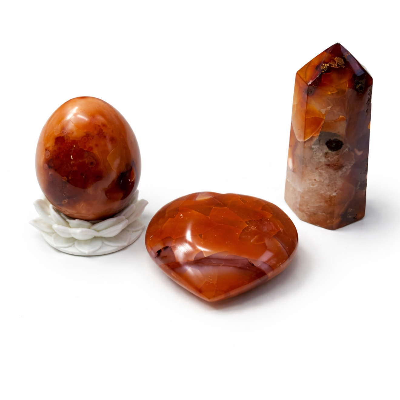 Coffret Cadeau Ultime Amour Agate Cornaline Compacte – Édition Saint-Valentin