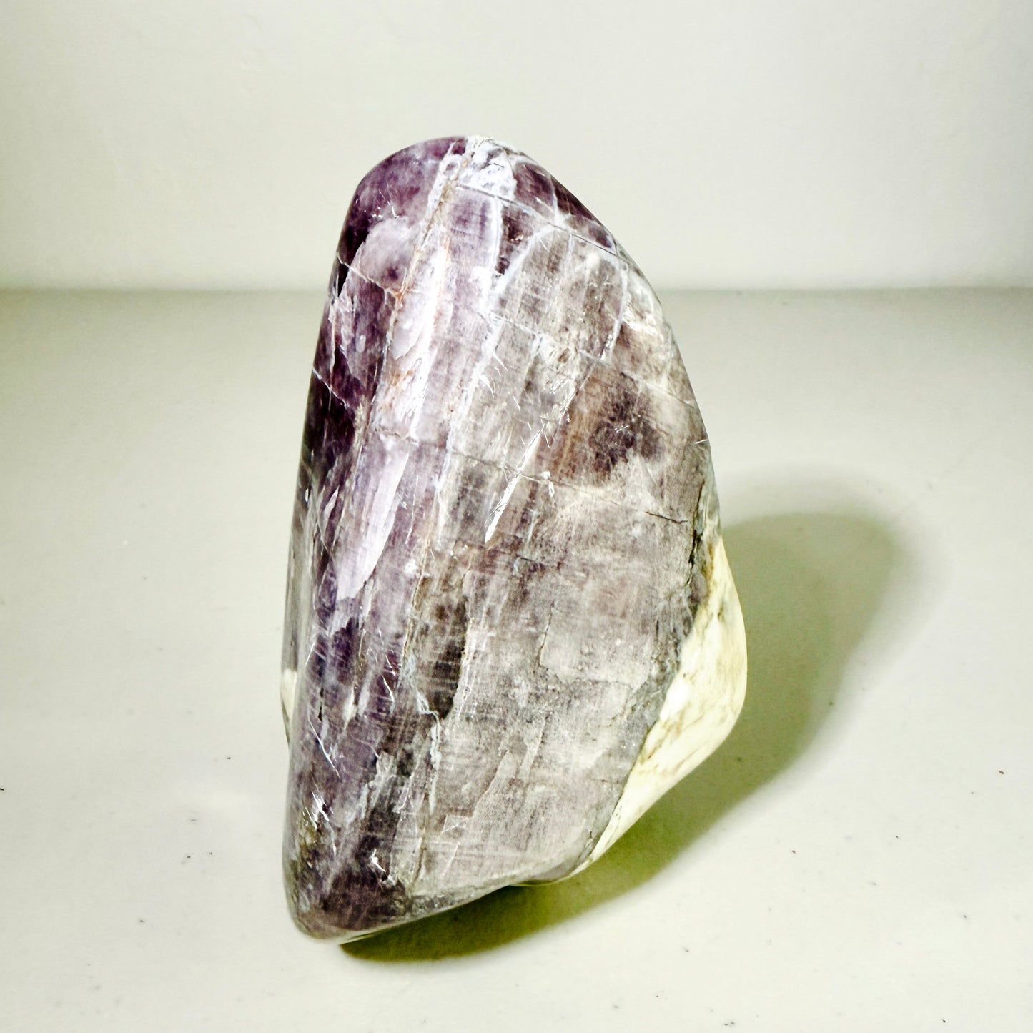 Rare Purple Anhydrite Freeform: Lavender Crystal with White Inclusions (2.8 lbs)