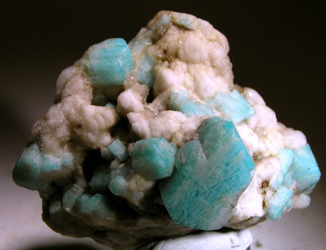 Amazonite real specimen reference photograph