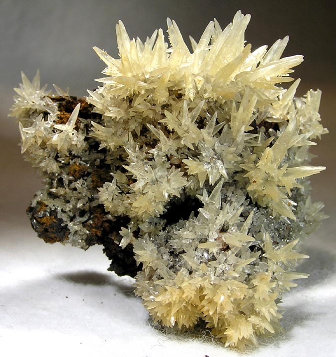 Aragonite real specimen reference photograph