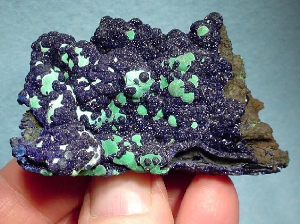 Azurite real specimen reference photograph