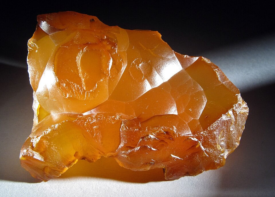 Carnelian real specimen reference photograph