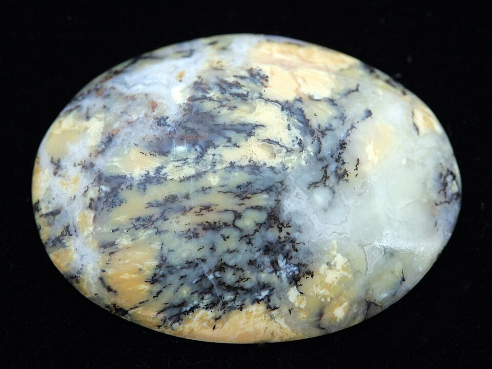 Dendritic Agate real specimen reference photograph