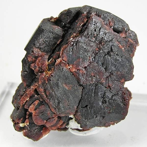 Garnet real specimen reference photograph