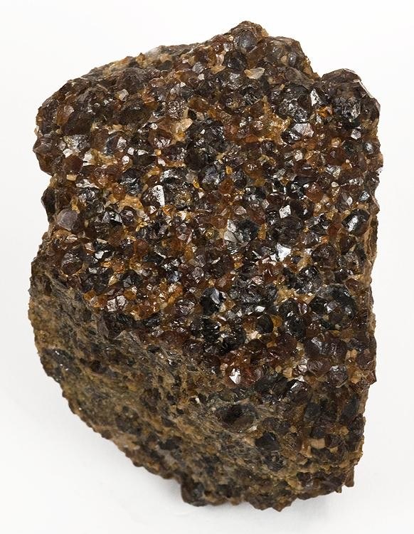 Garnet real specimen reference photograph