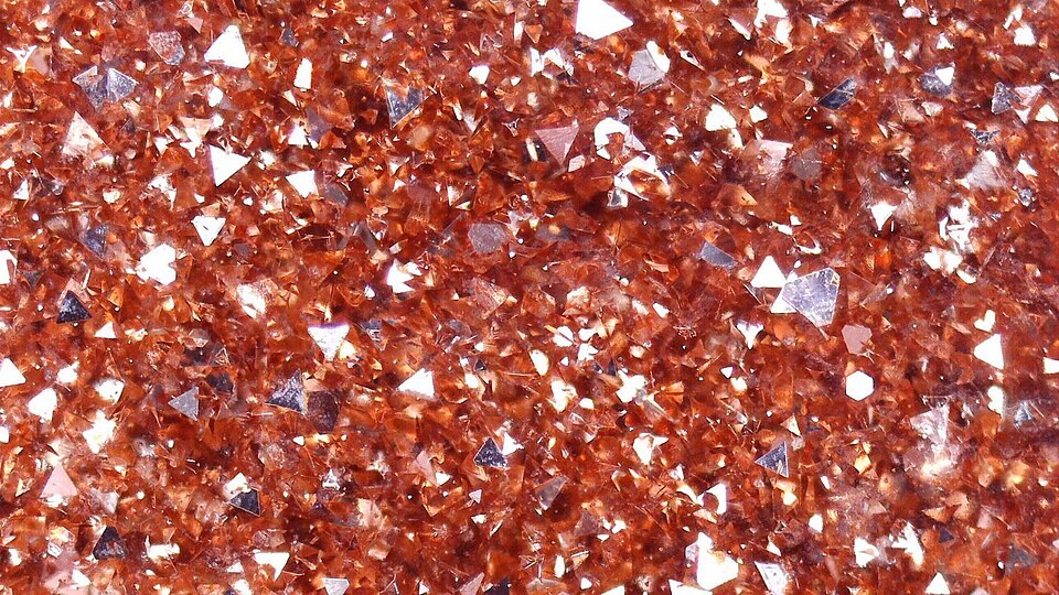 Goldstone real specimen reference photograph