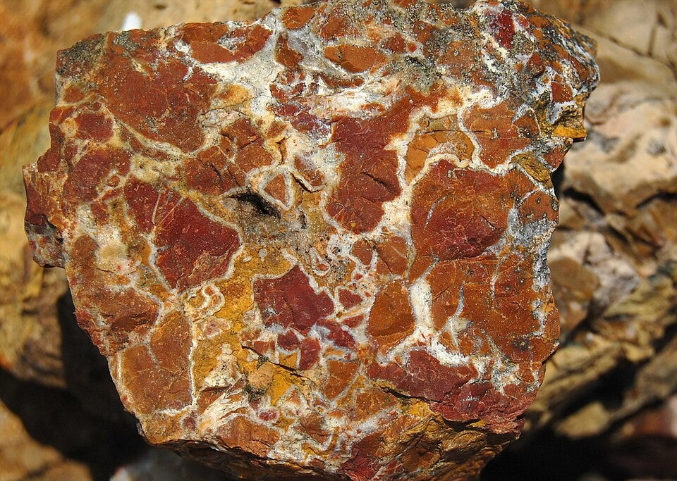 Jasper real specimen reference photograph