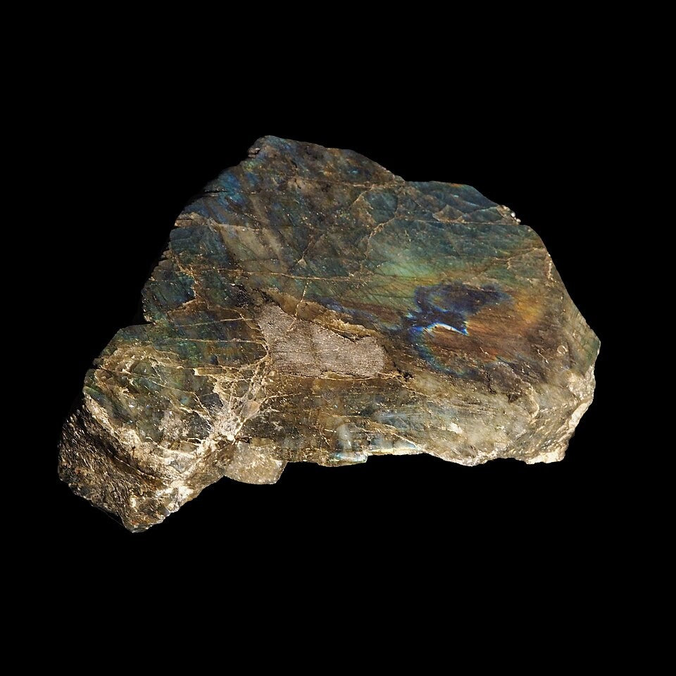 Labradorite real specimen reference photograph