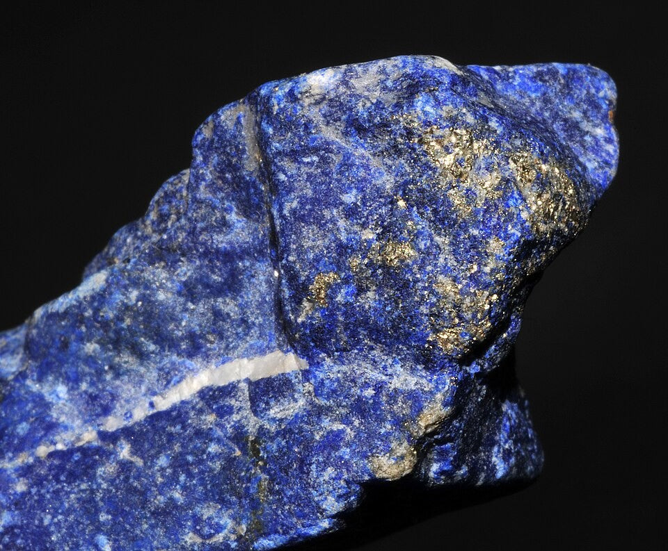 Lapis Lazuli real specimen reference photograph