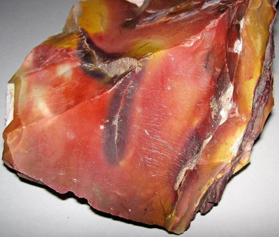 Mookaite real specimen reference photograph