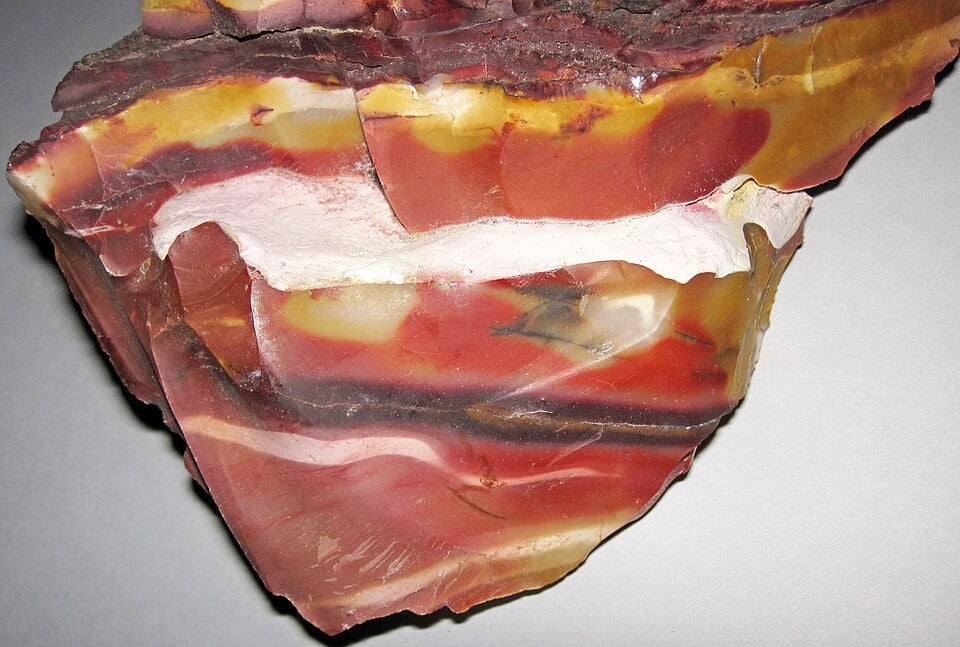 Mookaite real specimen reference photograph