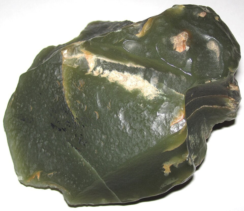 Nephrite real specimen reference photograph