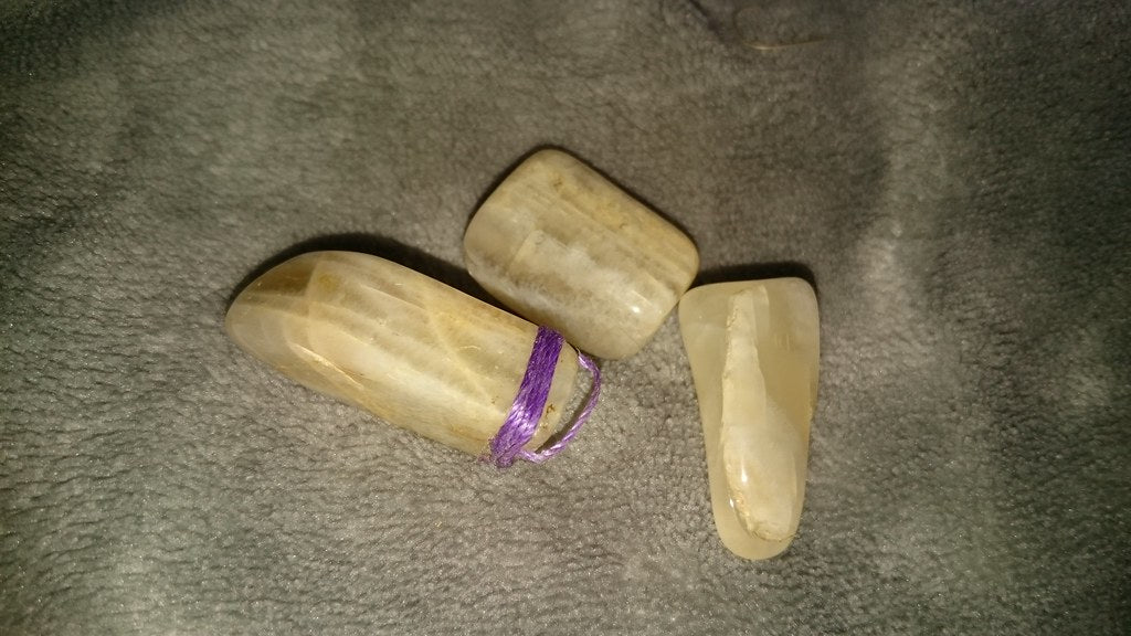 Peach Moonstone real specimen reference photograph