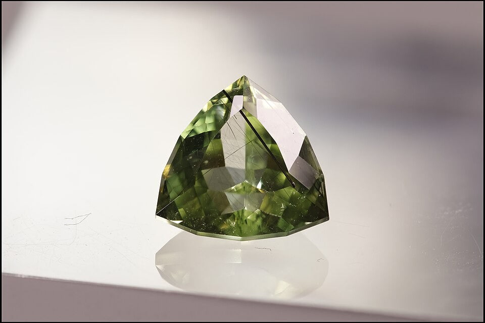 Peridot real specimen reference photograph