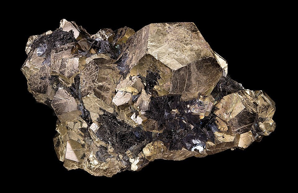 Pyrite real specimen reference photograph