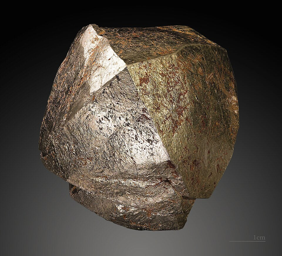 Pyrite real specimen reference photograph
