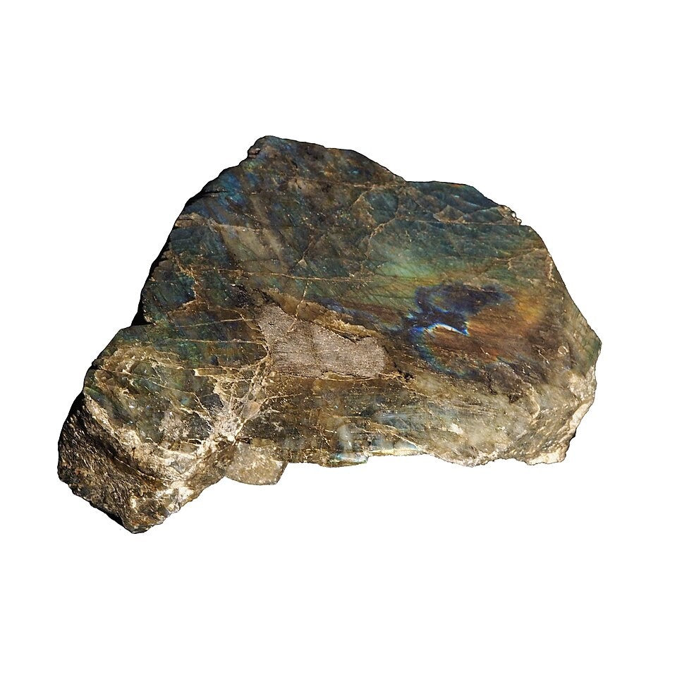 Rainbow Moonstone real specimen reference photograph