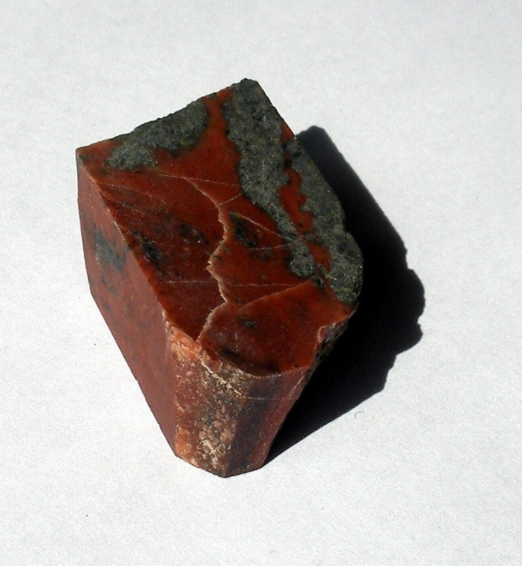Red Jasper real specimen reference photograph
