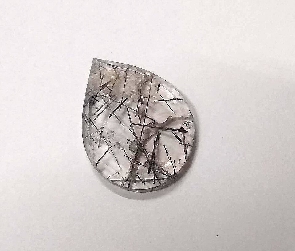 Rutilated Quartz real specimen reference photograph