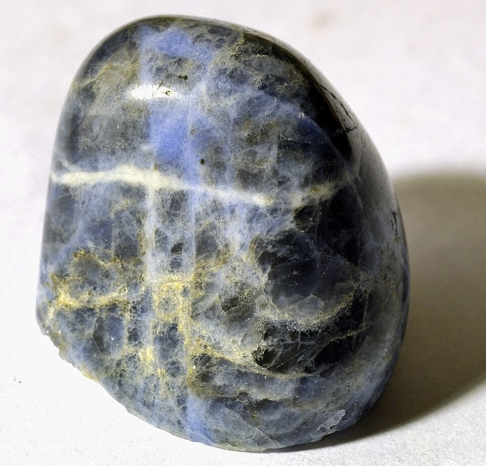 Sodalite real specimen reference photograph