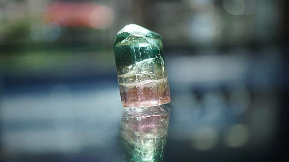 Watermelon Tourmaline real specimen reference photograph