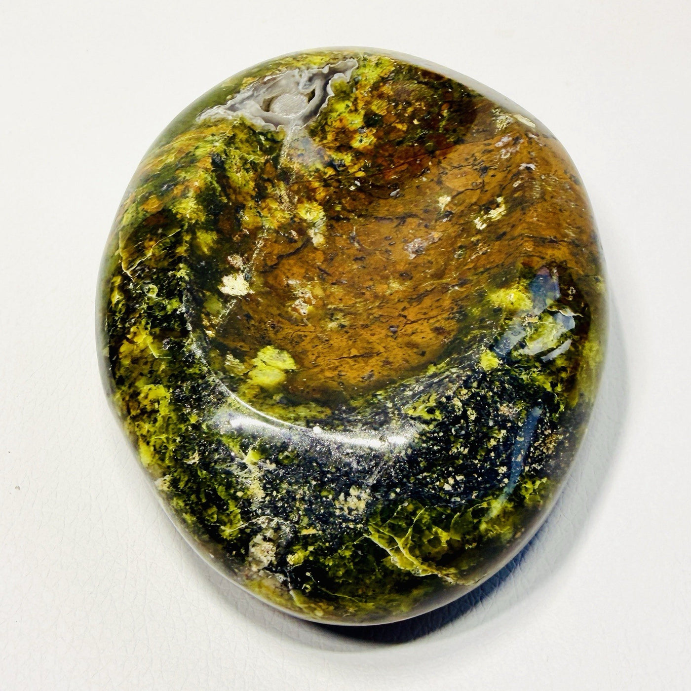 One-of-a-Kind Green Opal Trinket Dish — 5.1 in, 1.2 lb — contenido multimedia del producto 3