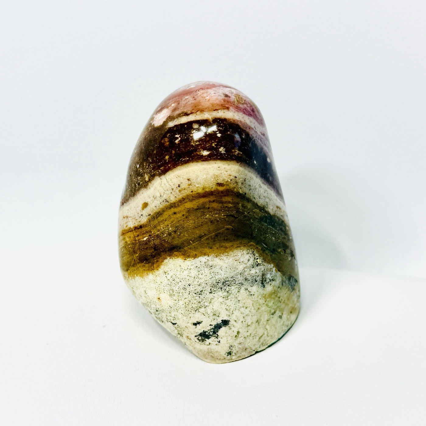 One-of-a-Kind Pink Ocean Jasper Freeform — Polished 410 g Specimen — contenido multimedia del producto 5