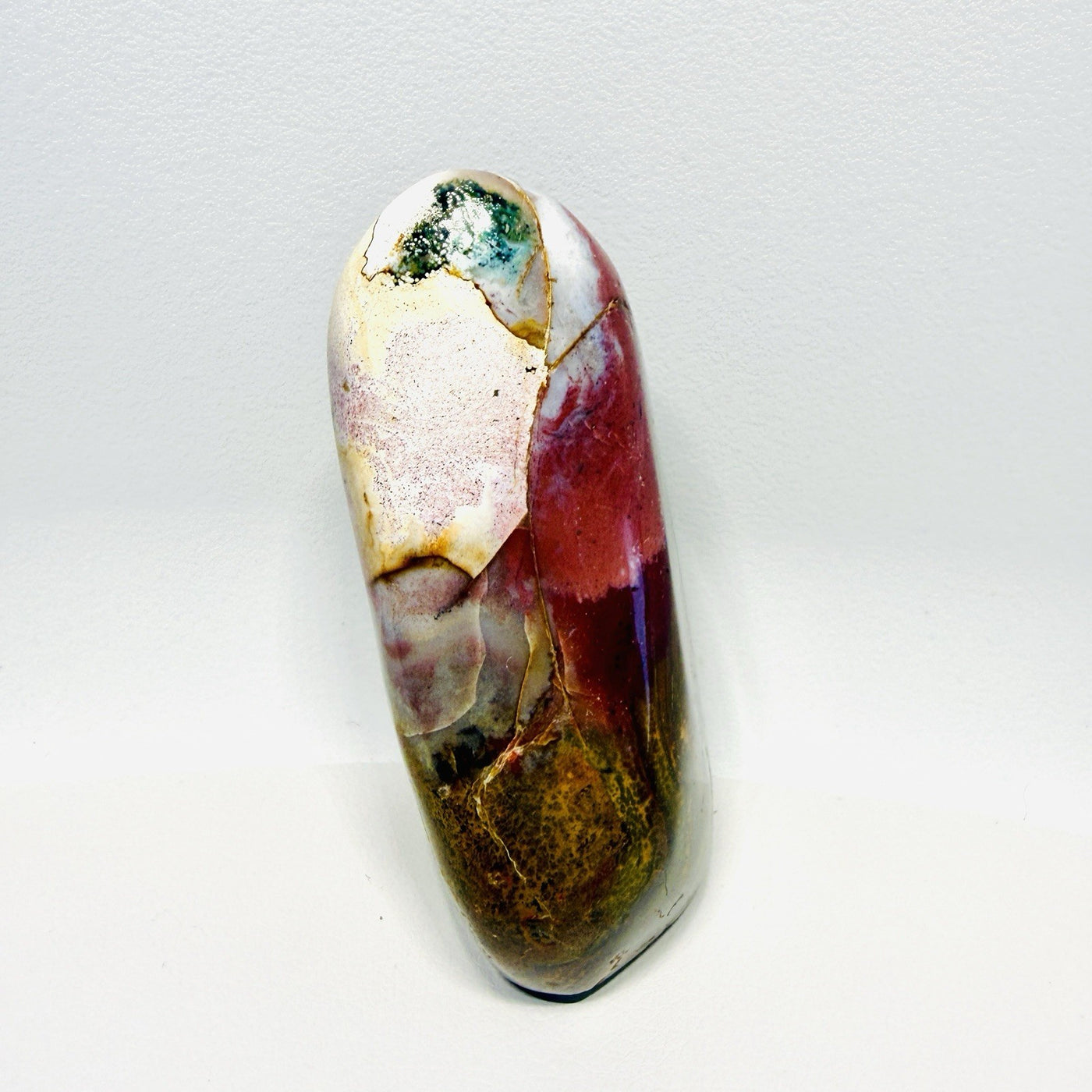 One-of-a-Kind Brown-Pink Ocean Jasper Freeform — Orbicular 360 g Specimen — contenido multimedia del producto 4