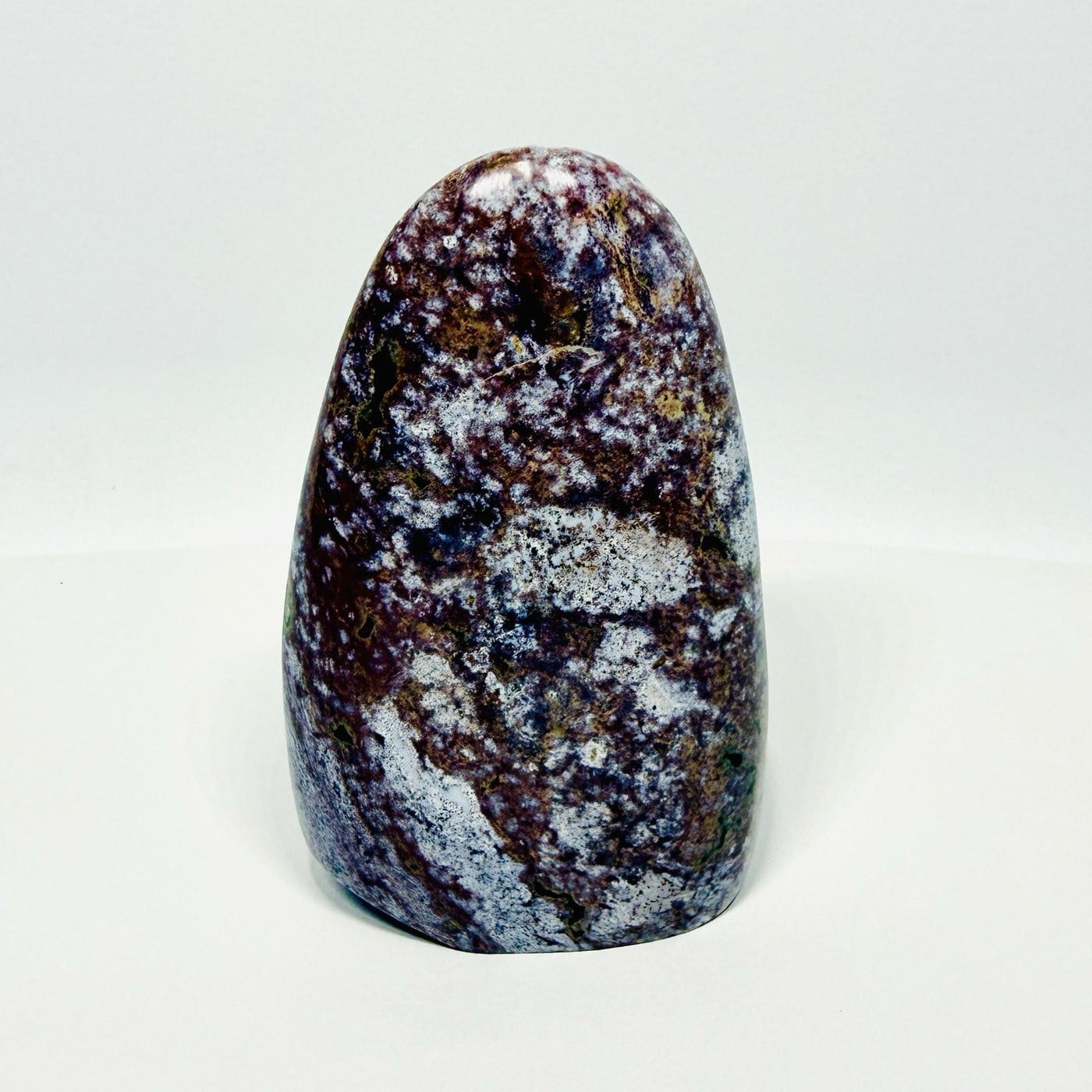 One-of-a-Kind Pink-Lavender Ocean Jasper Freeform — Orbicular 360 g Specimen — contenido multimedia del producto 1