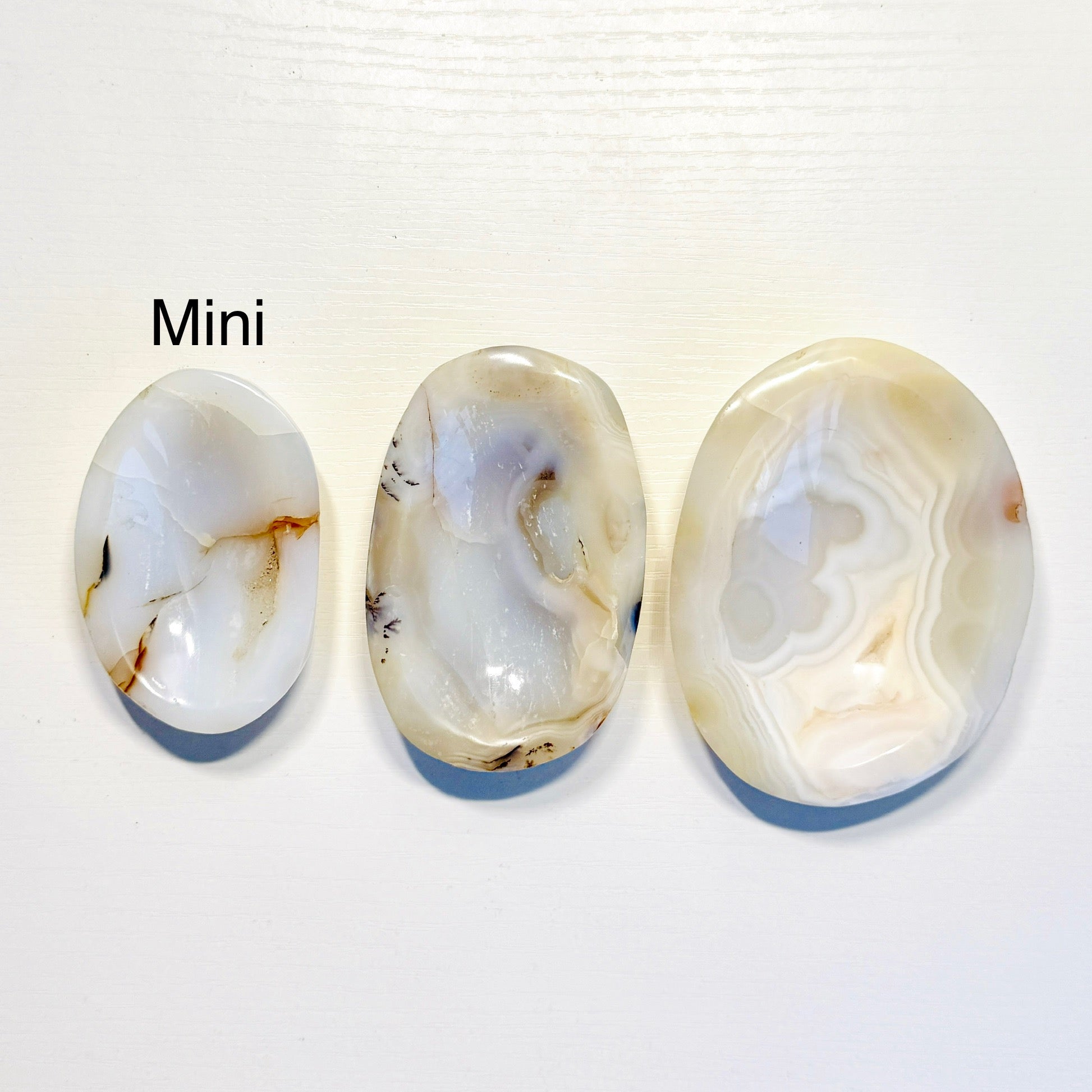 Elegant White Agate Dish – Mini, Small & Medium Sizes - KREATEUR MIAMI
