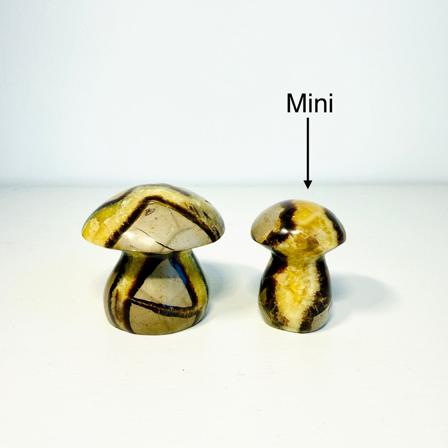 Handcrafted Septarian Dragon Stone Mushroom – Mini & Small Sizes - KREATEUR MIAMI