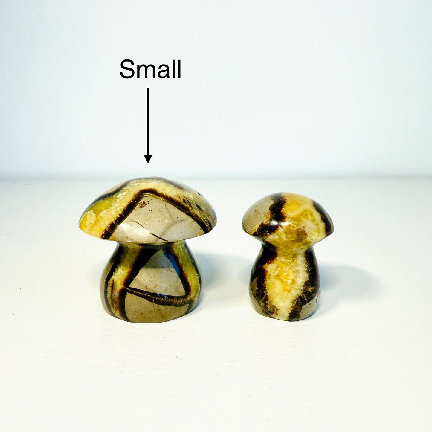 Handcrafted Septarian Dragon Stone Mushroom – Mini & Small Sizes - KREATEUR MIAMI