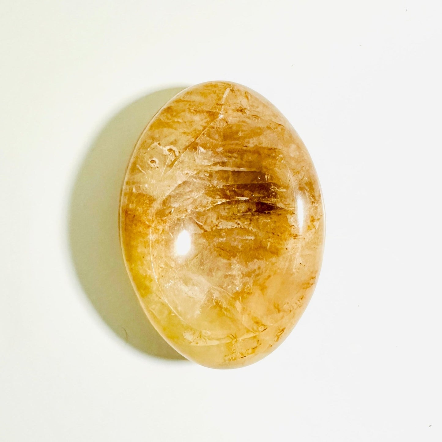 Handpicked Hematoid Quartz Oval Soap Dish – Natural Polished Stone - KREATEUR MIAMI